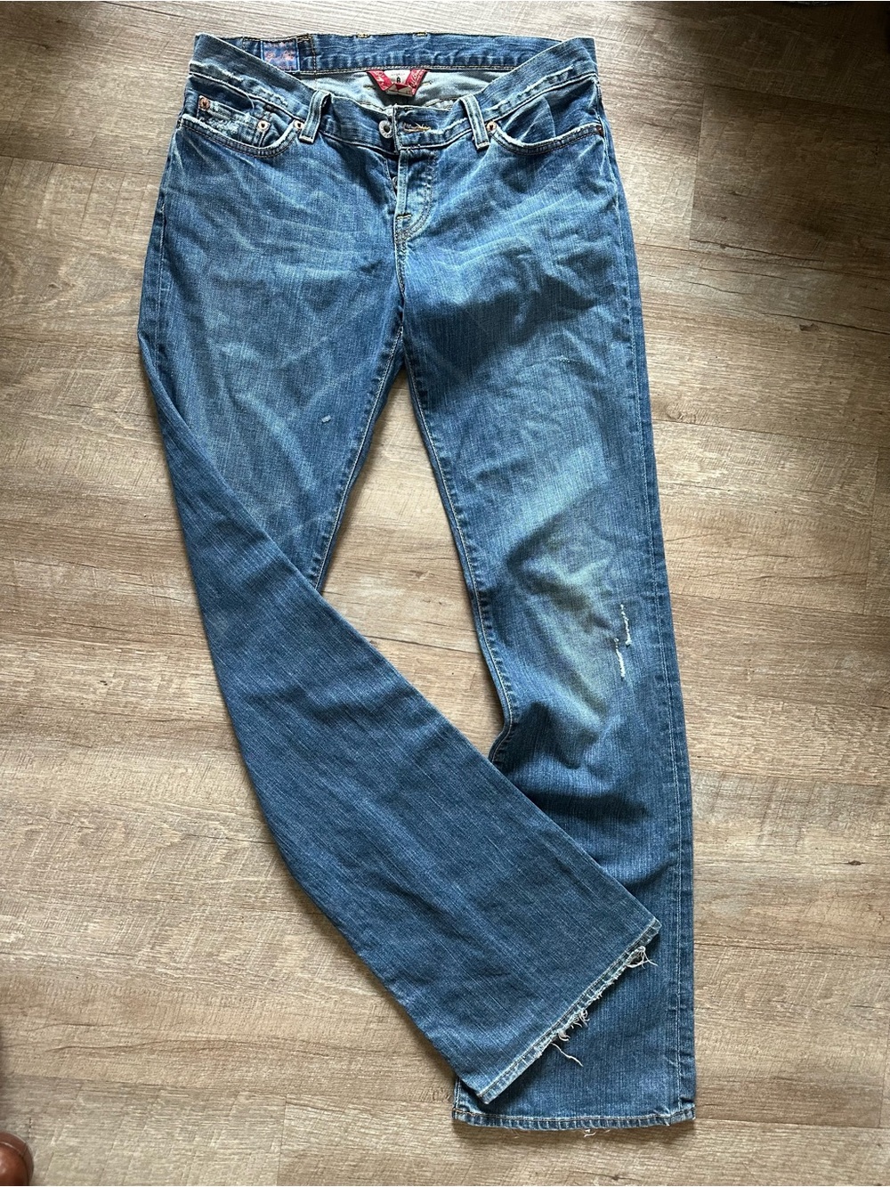 Lucky Classic Blue Straight-Leg Jeans